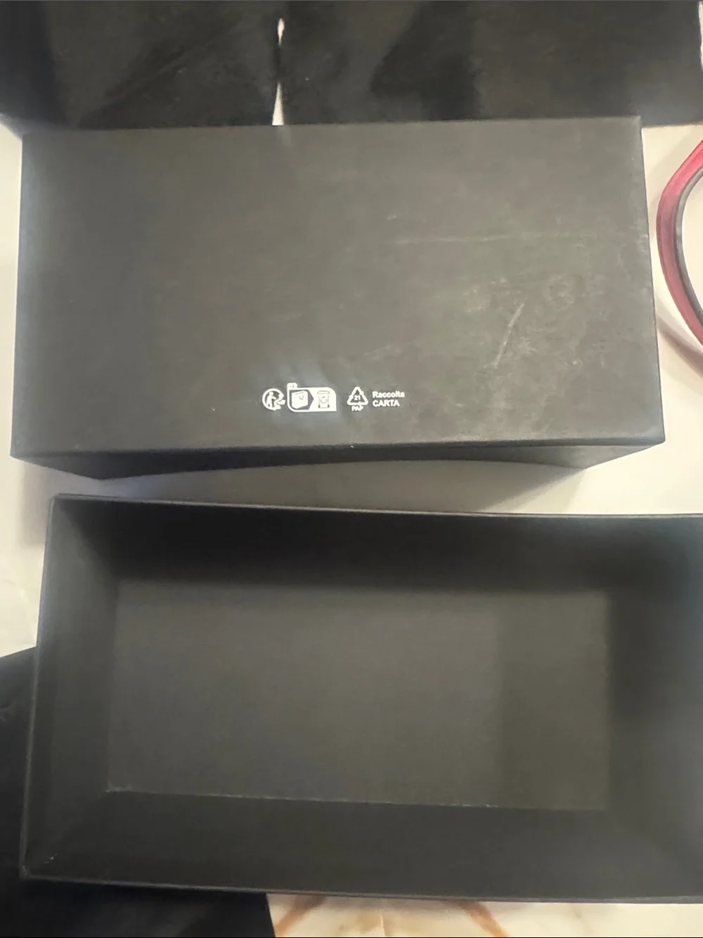 CHANEL glasses Box with Booklet wrapping and ribbon